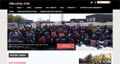 Desktop Screenshot of cwa2100.org