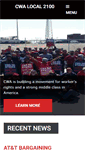 Mobile Screenshot of cwa2100.org