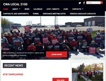 Tablet Screenshot of cwa2100.org